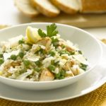 pea risotto