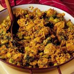 broad bean and chicken pilaf